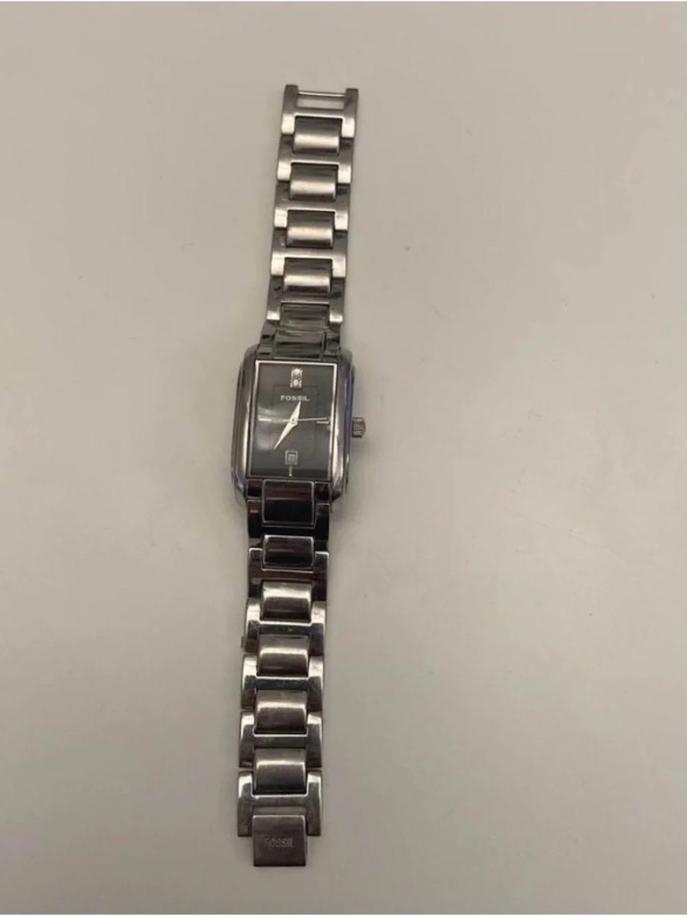 Fossil Wearable silver wristwatch